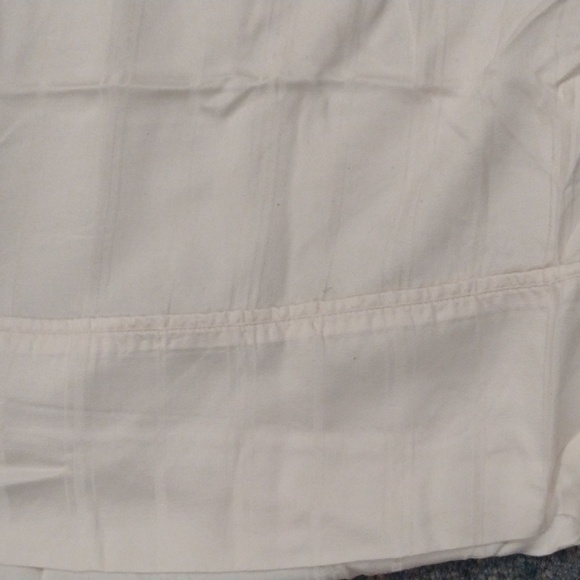 Set of Two Pillow Shams Tonal Cream Stripes Silky - Picture 10 of 12